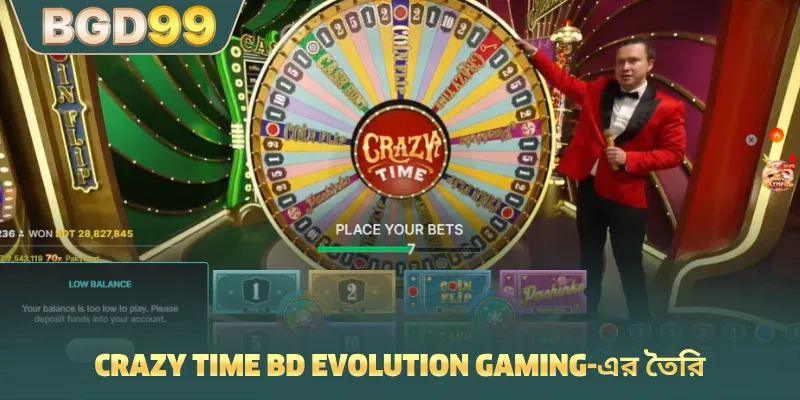 Crazy Time BD Evolution Gaming-এর তৈরি