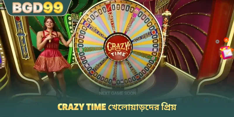 Crazy Time খেলোয়াড়দের প্রিয়