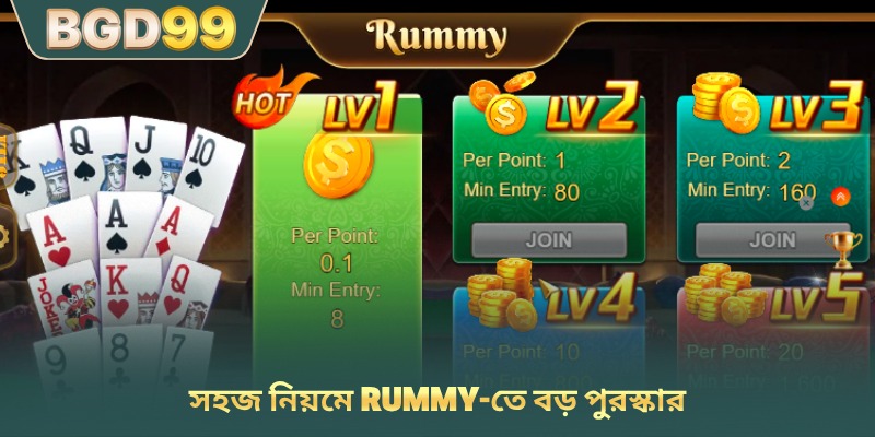 সহজ নিয়মে Rummy-তে বড় পুরস্কার