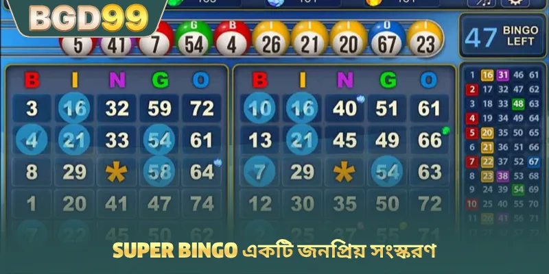 Super Bingo একটি জনপ্রিয় সংস্করণ