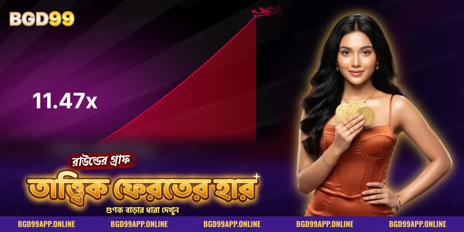 Aviator গেমের পর্দায় গুণক বাড়ার সঙ্গে লাল রেখা ও উড়ন্ত বিমানের গ্রাফ